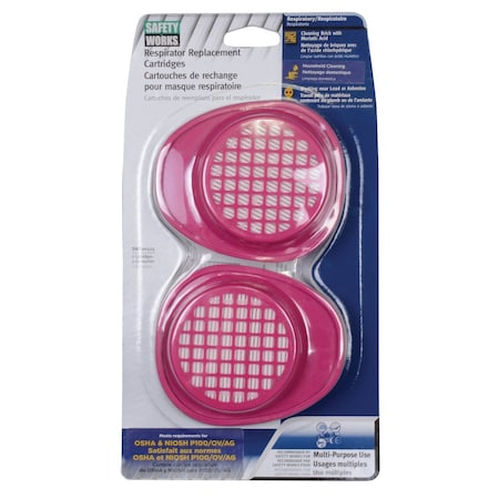 Sunbelt MULTI-PURPOSE RESPIRATOR REPL. CART. 11" x7" x5" A-B100325